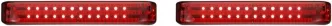 Custom Dynamics ProBEAM Bagz Saddlebag Light In Black With Red Lens For Harley Davidson 2009-2013 Touring Motorcycles (PB-SB-SS8-BR)