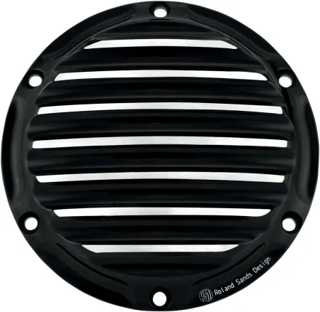 Roland Sands Design Nostalgia 6-HOLE Cover Derby in Contrast Cut Finish For 2004-2022 Sportster, 2008-2012 XR1200 Models (0177-2024-BH)