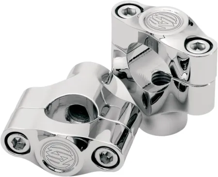 Roland Sands Design Handlebar Riser 1.5 Inch in Chrome Finish For 1 Inch Handlebars (0208-2030-CH)