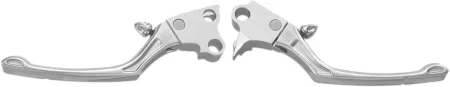 Roland Sands Design Regulator Adjustable Lever Set in Chrome Finish For 1996-2017 B.T. (Excluding 2008-2017 FLT, 2015-2017 Softail), 1996-2003 XL (With Cable Operated Clutch) Models (0062-4006-CH)