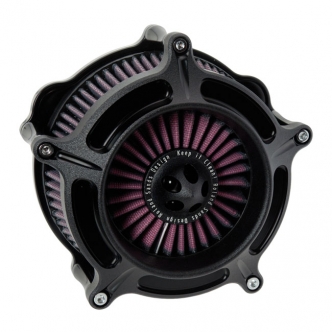 Roland Sands Design Turbine Air Cleaner Kit in Black Ops Finish For 2018-2020 Softail, 2017-2020 Touring Models (0206-2144-SMB)