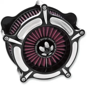 Roland Sands Design Turbine Air Cleaner Kit in Contrast Cut Finish For 1991-2020 XL Sportster (Excluding XR1200) Models (0206-2039-BM)