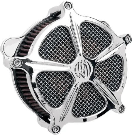 Roland Sands Design Venturi Air Cleaner 5 Spoke in Chrome Finish For 2016-2017 Softail, 2017 FXDLS, 2008-2016 Touring, Trike (E-Throttle) Models (0206-2001-CH)