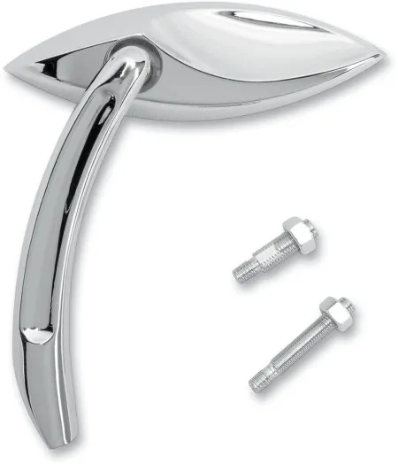 Arlen Ness 3D Cateye Left Mirror in Chrome Finish (13-068)