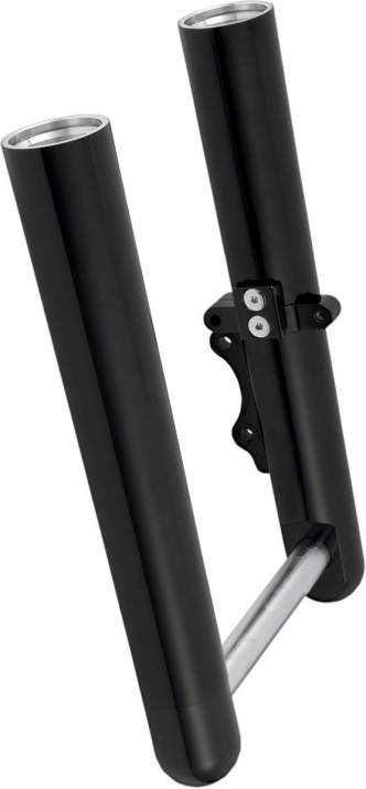 Arlen Ness Smooth Fork Hot Legs Dual Disc in Black Finish For 2014-2021 Touring Models (40-513)