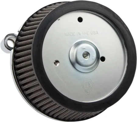 Arlen Ness Big Sucker Stage 1 Air Cleaner Kit With Chrome Backing Plate & Synthetic Filter For Harley Davidson 1991-2022 Sportster Models (50-518)