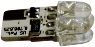 Custom Dynamics Replacement White LED Single Circuit Bulb For Front Fender Tip Lights (194-HW)
