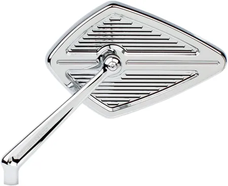 Arlen Ness Diamond Billet Left Hand Mirror in Chrome Finish (13-127)