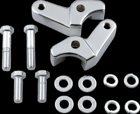 LA Choppers Rear Lowering Kit In Chrome For Harley Davidson 2018-2023 Touring Models (LA-7590-06)