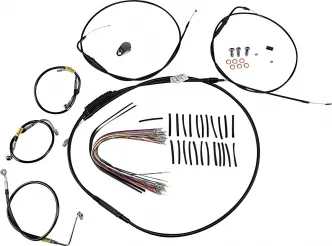 Burly Brand 13 Inch Bagger Bar Control kit in Black Finish For 2000-2006 Touring Models (B30-1290)