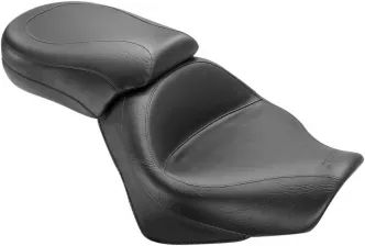 Mustang Two-Piece Wide Touring Seat For Honda 2007-2015 VT750C2 Spirit & 2010-2020 Phantom Models (76161)