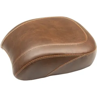 Mustang Wide Tripper Passenger Seat in Brown For 2018-2021 Softail Sport Glide/Low Rider/S Models (83039)