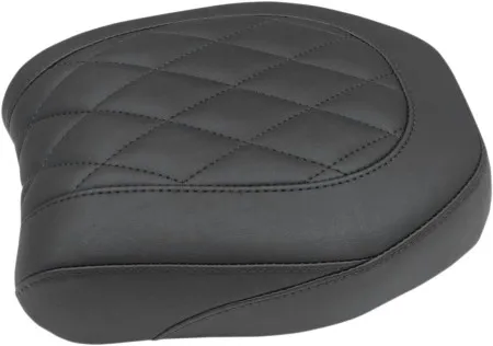 Mustang Wide Tripper Diamond Stitch in Black For 2014-2017 Dyna Fat Bob Models (75039)