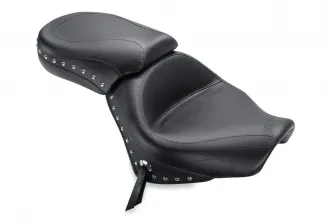 Mustang Wide Studded Touring Seat With Conchos For Honda 2004-2020 VT750 Aero Motorcycles (76520)