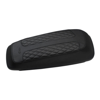 Mustang Perewitz Style Vinyl Saddlebag Lid Cover in Black Finish For 2014-2021 Touring Models (Sold in Pair) (77641)
