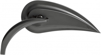 Arlen Ness RAD III Cast Left Mirror in Black Finish (13-092)