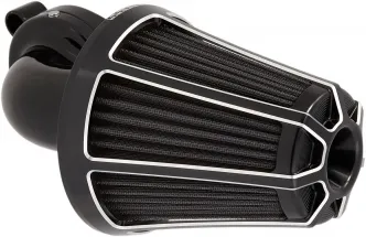 Arlen Ness Beveled Monster Sucker Air Cleaner in Black Finish For 1991-2022 XL Sportster (Excluding XR1200) Models (81-013)
