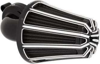 Arlen Ness 10-Gauge Monster Sucker Air Cleaner In Black Finish For Harley Davidson 1991-2022 Sportster Models (81-012)