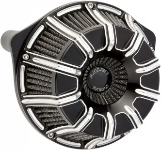 Arlen Ness 10-Gauge Inverted Air Cleaner Kit In Black Finish For Harley Davidson 2018-2023 Softail & 2017-2023 Touring Models (18-947)
