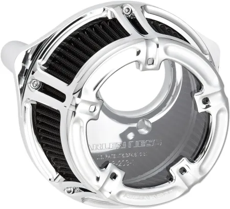 Arlen Ness Method Air Cleaner In Chrome Finish For Harley Davidson 1999-2017 Twin Cam (Exc. E-Throttle & 99-01 FLT) (18-972)