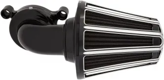 Arlen Ness 10-Gauge Monster Sucker Air Cleaner In Black For Harley Davidson 2018-2023 Softail & 2017-2023 Touring Models (81-035)