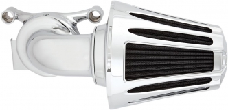 Arlen Ness Deep Cut Monster Sucker Air Cleaner In Chrome Finish For Harley Davidson 2000-2017 Dyna, Softail & Touring Models (Excl. E-Throttle) (81-024)