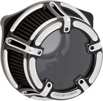 Arlen Ness Method Clear Series Air Cleaner In Contrast Cut Finish For Harley Davidson 2018-2023 Softail & 2017-2023 Touring Models (18-960)
