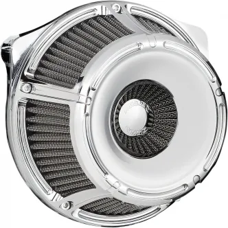 Arlen Ness Slot Track Inverted Air Cleaner Kit In Chrome Finish For Harley Davidson 1999-2017 Twin Cam (Exc. E-Throttle & 99-01 FLT) (18-922)