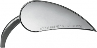 Arlen Ness RAD III Cast Right Side Mirror in Black Finish (13-093)