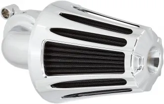 Arlen Ness Deep Cut Monster Sucker Air Cleaner In Chrome Finish For Harley Davidson 2018-2023 Softail & 2017-2023 Touring Models (81-032)