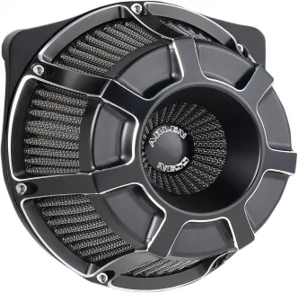 Arlen Ness Beveled Inverted Air Cleaner Kit In Black Finish For Harley Davidson 2018-2023 Softail & 2017-2023 Touring Models (18-919)