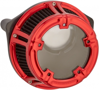 Arlen Ness Method Air Cleaner Kit in Red Finish For 2000-2017 Twin Cam Models (Except Fly by Wire) (18-172)