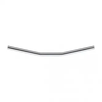 Biltwell Zero Drag 1 Inch x 24 Inch Narrow Style Smooth Handlebars In Chrome Finish For Universal Fitment (Excluding Harley Davidson With Stock Hand Controls) (6017-1052)