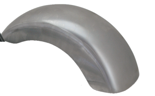 Zodiac 11 Inch Wide Raw Steel Rear Fender (090478)