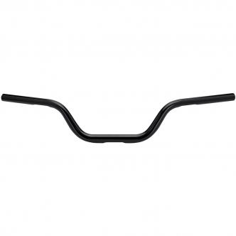 Biltwell Tracker High O/S Slotted Handlebars In Black Finish For 1982-2023 Harley Davidson Models (Excl. 08-23 E-Throttle) (6309-2013)