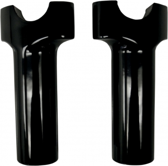 Drag Specialties 4 Inch Tall Buffalo Risers In Black For 1 Inch Handlebars (0602-0520)