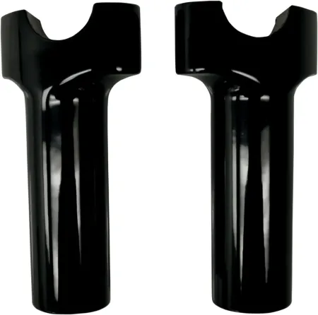 Drag Specialties 4 Inch Tall Buffalo Risers In Black For 1 Inch Handlebars (0602-0520)