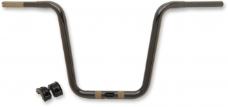 Drag Specialties 14 Inch Ape Hanger 1 1/4 Inch Handlebar In Gloss Black For Harley Davidson 2015-2020 Road Glide Models (0601-3859)