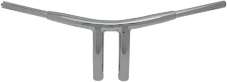 Drag Specialties 8 Inch Big Buffalo 1 1/2 Inch T-Bar In Chrome For Harley Davidson Models With Or Without E-Throttle (0601-4286)