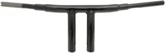 Drag Specialties 7 Inch Big Buffalo 1 1/2 Inch T-Bar In Gloss Black For Harley Davidson Models With Or Without E-Throttle (0601-4310)