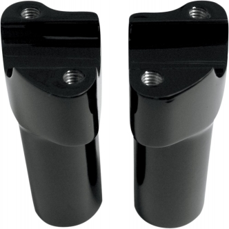 Drag Specialties 3 Inch Tall Buffalo Risers In Black For 1 Inch Handlebars (0602-0351)
