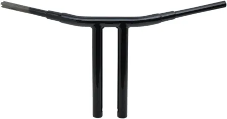 Drag Specialties 14 Inch Big Buffalo 1 1/2 Inch T-Bar In Gloss Black For Harley Davidson Models With Or Without E-Throttle (0601-4322)