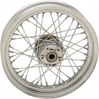 Drag Specialties Wheel Rear 40 Spoke 16 X 3 Chrome For 2008-2020 XL (Without ABS) (64414A)