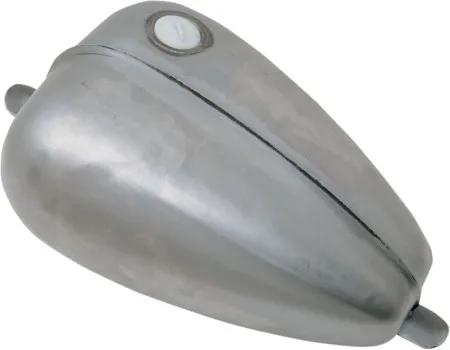 Drag Specialties Ribbed Mustang Gas Tank With Single Gas Cap (0128090)