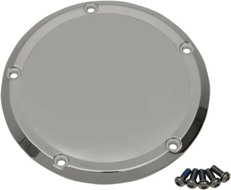 Drag Specialties Derby Cover in Chrome Finish For 2015 FLHTCUL/FLHTK, 2016-2023 Touring/Trike & 2024 FLHR, FLHTK, FLTRT Models (D33-0110)