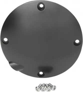 Drag Specialties Derby Cover in Satin Black Finish For 1994-2003 XL Sportster Models (33-0016KSB)