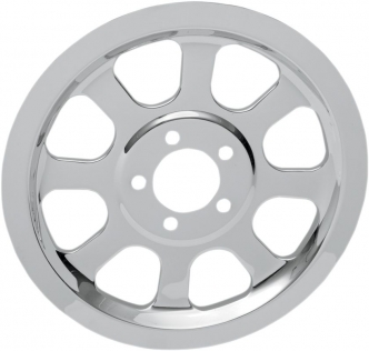 Drag Specialties Chrome Outer Rear Pulley Insert For 2000-2005 HD FXST/FLST Models (70 Tooth) (D26-0150)