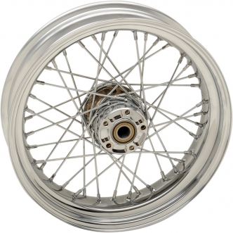 Drag Specialties Replacement Laced Front Wheel 17 x 4.5 Inch For 2008-2017 FXD (Without ABS) Single Disc Models (64409)