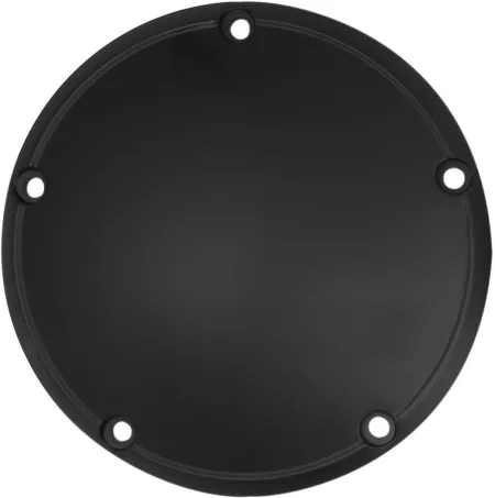 Drag Specialties 5 Hole Derby Cover in Satin Black Finish For 1999-2017 Dyna, 1999-2018 Softail (Excl. 2018 FLSB), 1999-2015 Touring & Trike Models (Excl. 2015 FLHTCUL, FLHTKL) (33-0054SB)