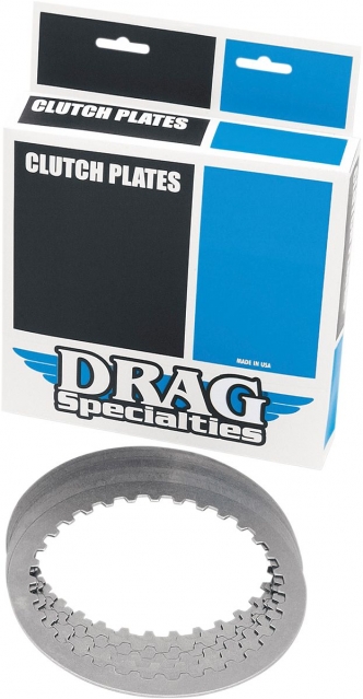 Drag Specialties Steel Clutch Plate Set For 1998-2017 HD Big Twin Models (11310429)
